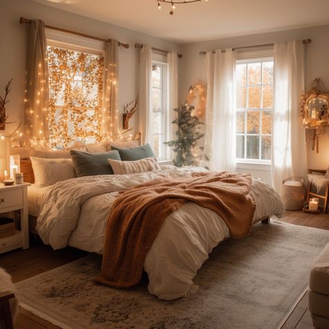 Autumn Room, Fall Room Decor, Fall Bedroom Decor, Fall Bedroom, Luxury Room Bedroom, Modern Fall, Home Inspo, Woman Bedroom, Cozy Room Decor