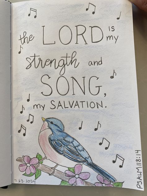 “The LORD is my strength and song, my salvation.”  Psalm 118:14 Songs, Psalms, The Lord, The Lord Is My Strength, Psalm 118, My Strength, Lifestyle, Quick Saves