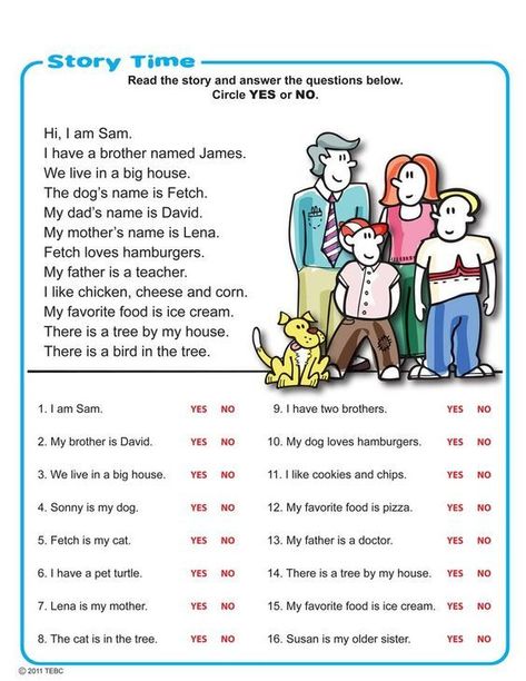 Beginner Reading, Esl Reading Comprehension, First Grade Reading Comprehension, Kids Worksheet, Reading Comprehension For Kids, Esl Reading, English Grammar For Kids, English Stories For Kids, Reading Comprehension Kindergarten