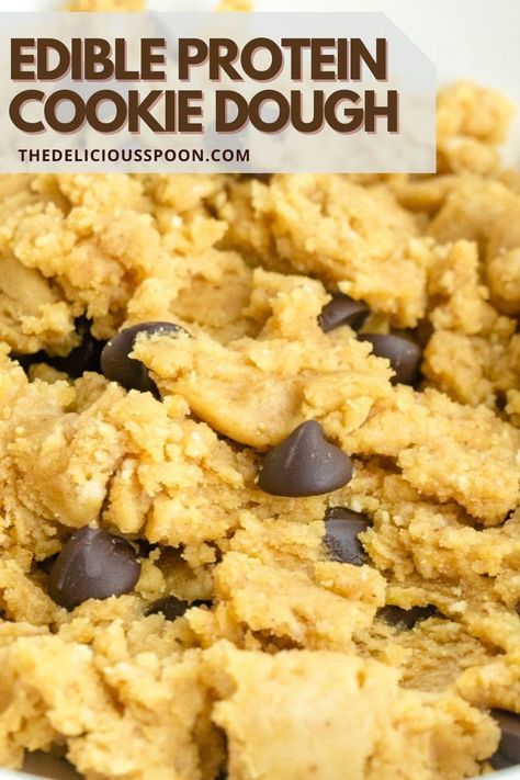 Low Carb High Protein Balls, Protein Edible Cookie Dough, Low Calorie Cookie Dough, Edible Cookie Dough For One, High Protein Low Carb Dessert, Edible Cookie Dough Recipe For One, High Protein Snack Recipes, Cookie Dough For One, Low Carb Cookie Dough