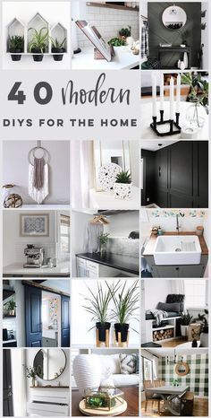 Amazing budget-friendly DIY projects for the modern home. These easy modern home decor ideas can transform the look of your home. They are cheap projects that don't look cheap! Modern Home Decor Ideas, Ideas Para Organizar, Cute Dorm Rooms, Home Modern, Decor Minimalist, Modern Diy, Easy Home Decor, Modern Home Decor, Cool Rooms