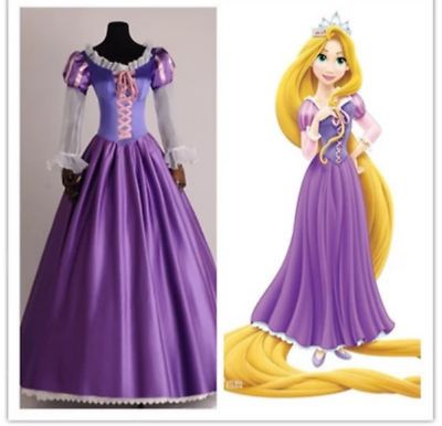 Adult Rapunzel Fancy Women Dress Cosplay Costume Princess Tangled Purple Outfit Rapunzel Fancy Dress, Rapunzel Halloween, Egyptian Goddess Costume, Rapunzel Outfit, Princess Tangled, Princess Fancy Dress, Rapunzel Cosplay, Costume Carnaval, Rapunzel Costume