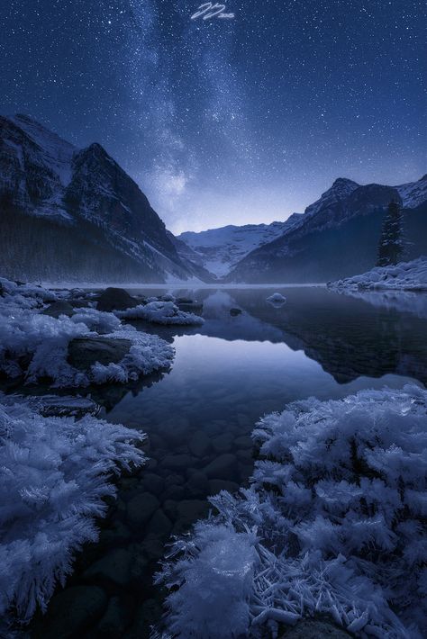Nature, Lofoten, Tumblr, Midnight Sapphire, Canada Photography, Sky Full Of Stars, Lake Louise, Alberta Canada, Perfect World