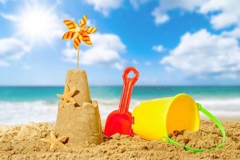 Sandcastle On The Beach. Sandcastle with bucket and spade with beach blur backgr , #AD, #bucket, #Beach, #Sandcastle, #spade, #background #ad Beach Sandcastle, Castle Images, Newport Restaurants, Sepia Art, Sea Drawing, Bucket And Spade, Weston Super Mare, Beach Bucket, Pool Boy