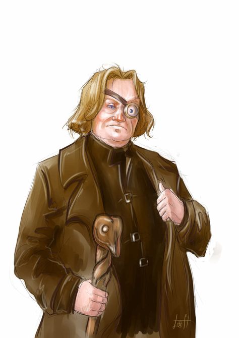 Alastor Mad Eye Moody by loft lafeyson Mad Eye Moody Fanart, Moody Harry Potter, Mad Eye Moody, Dolores Umbridge, Harry Potter Poster, Harry Potter Illustrations, The Goblet Of Fire, Yer A Wizard Harry, Hogwarts Aesthetic