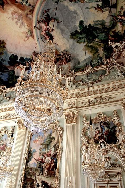 Architectural details inside Nymphenburg Palace in Munich, Germany. I've actually been there! Munich is a Paradise for palace-lovers Baroque Architecture, العصور الوسطى, Architecture Baroque, Istoria Artei, Adventure Inspiration, التصميم الخارجي للمنزل, Louvre Paris, Images Esthétiques, Inspiration Fashion