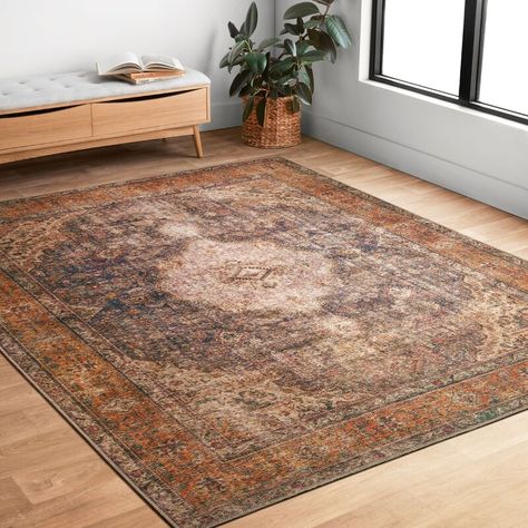 Joss & Main Raul Oriental Plum Area Rug  & Reviews | Wayfair Alexander Home, Fringe Rugs, Ship Decor, Beige Area Rug, Floral Area Rugs, Orange Area Rug, Navy Area Rug, Persian Area Rugs, Beige Rug