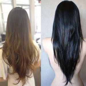 Dirty Looks Long Hair V Cut, U Cut Hairstyle, Haircuts For Long Hair Straight, Haircut For Long Hair, V Cut Hair, V Shaped Haircut, V Shape Hair, Hair Models, Long Dark Hair