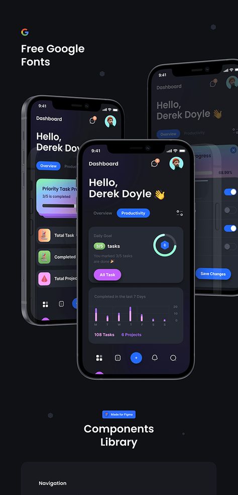 Ios App Design, Productivity App Design, Ui Mobile Design, Mobile Ui Design Inspiration, Ios App Ui, Ux Design Mobile, Mobile App Ui Design, App Design Layout, Desain Ui