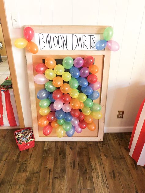 Carnival Party Games, Diy Carnival Games, Birthday Games For Kids, Carnival Games For Kids, Balloon Games, Diy Carnival, Birthday Party Games For Kids, Carnival Themed Party, Circus Birthday Party