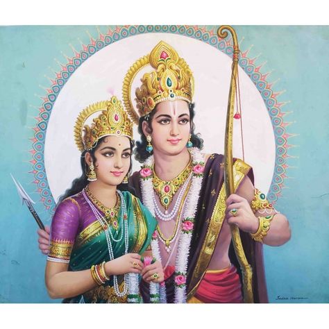 Vishnu Art, Ram Bhakt Hanuman, Mythological Art, Navratri Devi Images, Lakshmi Narayana, Shree Ram Images, Krishna Das, Ram Sita, Sri Ram