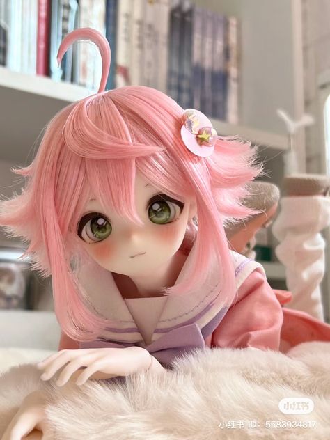 Anime Dolls Kawaii, Cute Bjd Dolls, Tori Enstars, Dolly Art Style, Tori Himemiya, Anime Doll, Doll Plushies, Fantasy Art Dolls, Kawaii Doll