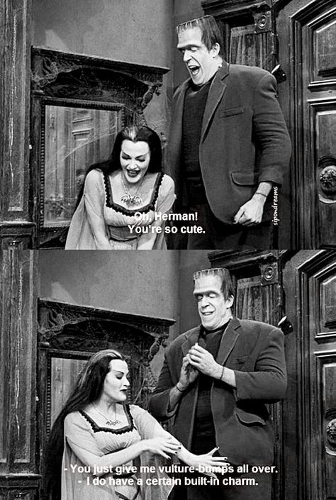 Frankenstein Quotes, Eddie Munster, Herman Munster, Black Sheep Of The Family, The Munster, Halloween Wallpaper Cute, Yvonne De Carlo, Female Vampire, The Munsters