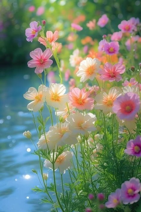 Blue Skies Ahead - Page 26 - Blogs & Forums Flower Meadow Aesthetic, Spring Scenery, Wild Flower Meadow, Matka Natura, Lovely Flowers Wallpaper, Nothing But Flowers, Cute Flower Wallpapers, Spring Wallpaper, Meadow Flowers