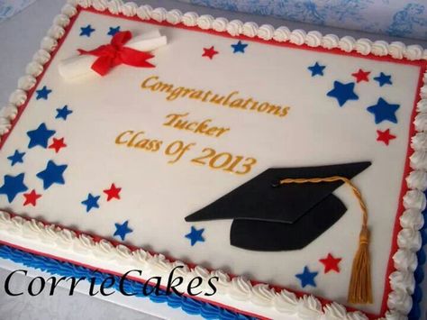 Graduation Graduation Sheet Cakes, Graduation Cake Designs, Birthday Sheet Cakes, Halloween Cake Topper, 18th Birthday Cake, Square Cakes, Special Occasion Cakes, Cake Pictures, Graduation Cakes