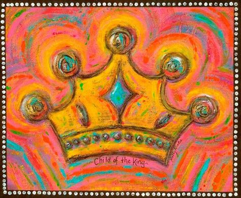 ... Crown Painting Canvases, Crown Painting, Texture Painting Techniques, Mardi Gras Crafts, Royal Crowns, King Crown, Resin Art Painting, Painting Canvases, Kings Crown