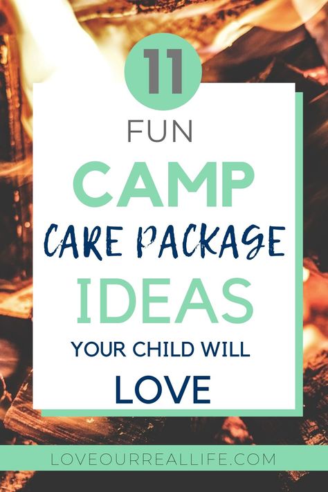 Camp Survival Kit Gift, Summer Camp Goodie Bags, Overnight Camp Care Package Ideas, Camp Mail For Kids, Non Food Care Package Ideas, Summer Camp Gifts For Kids, Camp Gifts For Girls Care Packages, Camp Box Ideas, Snacks For Summer Camp