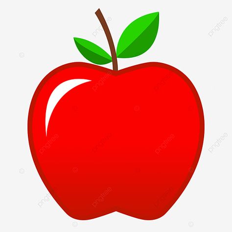 Apple Cartoon Image, Picture Of Apple, Red Apple Art, Apple Pictures, Rosh Hashanah Traditions, Apple Cartoon, Cartoon Apple, Apple Clip Art, Apple Clipart