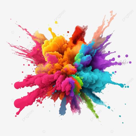 Holi Colour Png, Holi Logo, Holi Creative Design, Colour Splash Background, Pichkari Holi, Holi Colours Images, Holi Design, Holi Pichkari, Holi Png