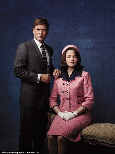 Natalie Portman is Jackie O in Chanel pink suit for Kennedy assassination scene | Daily Mail Online Rob Lowe, O Reilly