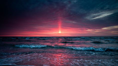 sunset, ocean, beach, 4k (horizontal) Wallpaper Pantai, Strand Wallpaper, 1366x768 Wallpaper, Beautiful Beach Sunset, Wallpaper Tumblr, Ocean Sunset, Beach Wallpaper, Sunset Wallpaper, Tumblr Wallpaper