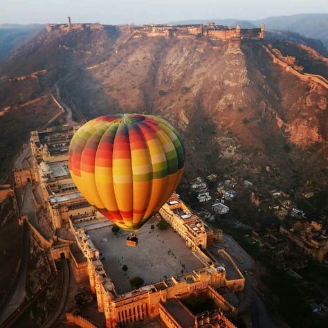 Special Experiential Tours in Rajasthan provide tourists wonderful opportunity to see several charming destinations of Rajasthan, Sound & Light Show, Hot Air Balloon Ride, Desert Safari and Cocktail over Sand Dunes and…  #ExperimentalTourRajasthan #RajasthanTourPackages #Tour #Travel Weather In India, Amer Fort, Elephant Sanctuary, Old Fort, Hot Air Balloon Rides, Air Balloon Rides, Brave Enough, Picture Credit, Be Brave