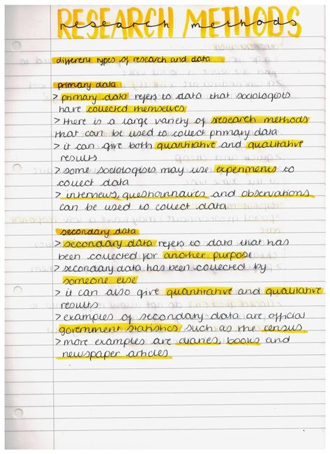 Organisation, Psychology Research Methods Notes, Revision Notes Sociology, Psychology Notes A Level Research Methods, Gcse Psychology Notes, Sociology Education Notes, Psychology Notes Gcse, Sociology Revision Notes, Research Methods Psychology Notes