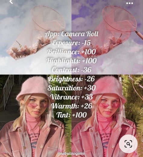 Canva Picture Edits, Selfie Tips, Pink Filter, Vintage Photo Editing, Photography Tips Iphone, Phone Photo Editing, Learn Photo Editing, Photo Editing Vsco, Black Color Hairstyles