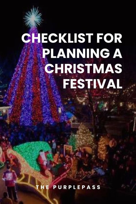 Community Christmas Ideas, Christmas Light Festival, Town Christmas Festival Ideas, Christmas Festival Booth Ideas, Christmas Tree Festival Ideas, Christmas Events Activities, Small Town Christmas Festival Ideas, Festival Of Trees Fundraiser, Christmas Community Event Ideas