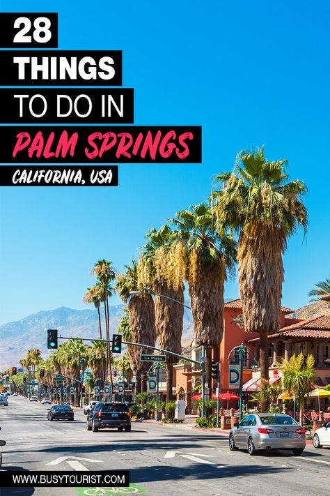 Planning a visit to Palm Springs, CA? This travel guide will show you the top attractions, best activities, places to visit & fun things to do in Palm Springs, California. Start planning your itinerary and bucket list now! #palmsprings #california #californiatravel #travelcalifornia #usatravel #usaroadtrip #usatrip #travelusa #ustravel #ustraveldestinations #americatravel #travelamerica Angeles, Los Angeles, Family Destinations, Things To Do In Palm Springs California, Inspiring Places, Usa Destinations, Beautiful California, Family Outings, Us Travel Destinations