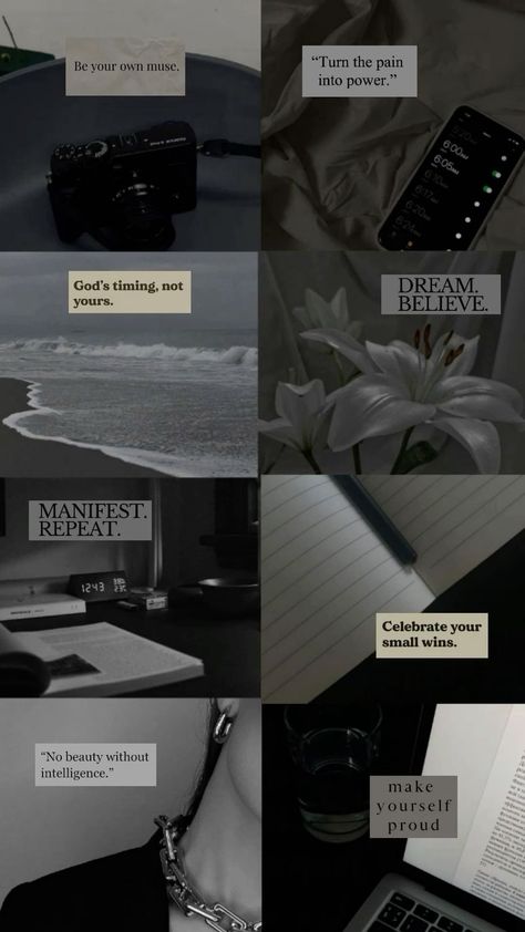 Wallpaper For Successful Woman, Motivational Board Wallpaper, Dark Themed Wallpaper Aesthetic, Study Wallpaper Quotes, Dark Vision Board Wallpaper, Motivational Lockscreen Aesthetic Dark, Black Aesthetic Study Wallpaper, Change Wallpaper Aesthetic, 2024 Vision Board Aesthetic Study