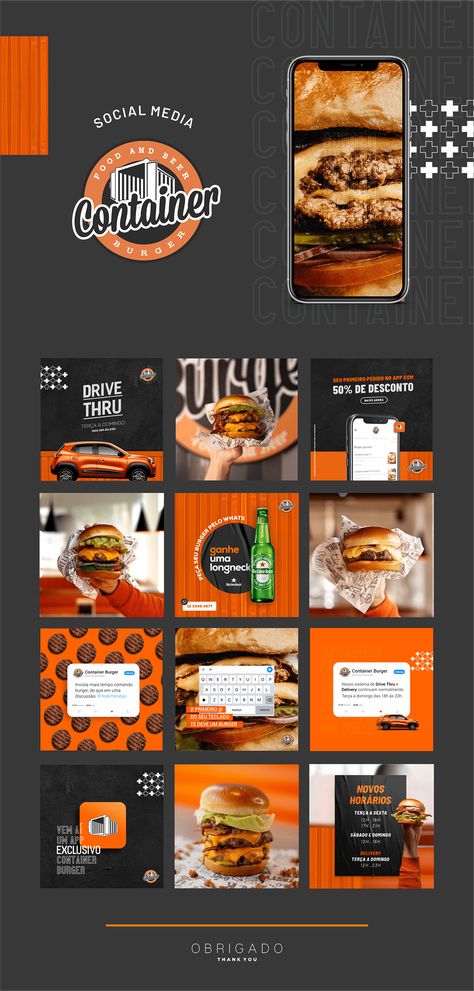 Instagram Design Layout, Restaurant Social Media, Social Media Branding Design, Social Media Advertising Design, 광고 디자인, Social Design, Building Information Modeling, Food Branding, Food Advertising