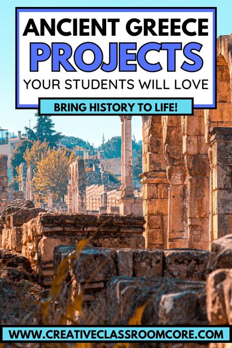 Ancient Greece Lessons, Ancient Greece Projects, Ancient Greece Activities, Ancient Greece For Kids, History Graphic Organizers, Ancient Civilizations Lessons, Ancient Civilizations Projects, Ancient Greece History, Athens And Sparta