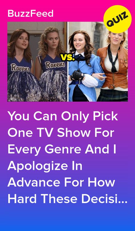 You Can Only Pick One TV Show For Every Genre And I Apologize In Advance For How Hard These Decisions Will Be Drake & Josh, Tv Show Genres, That's So Raven, Fox Images, Hbo Game Of Thrones, Big Little Lies, Quizes Buzzfeed, I Apologize, First Tv