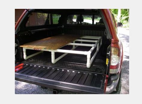 PVC bed Zelt Camping Hacks, Kangoo Camper, Suv Camper, Minivan Camping, Truck Bed Camping, Tent Camping Hacks, Truck Bed Camper, Suv Camping, Camper Shells