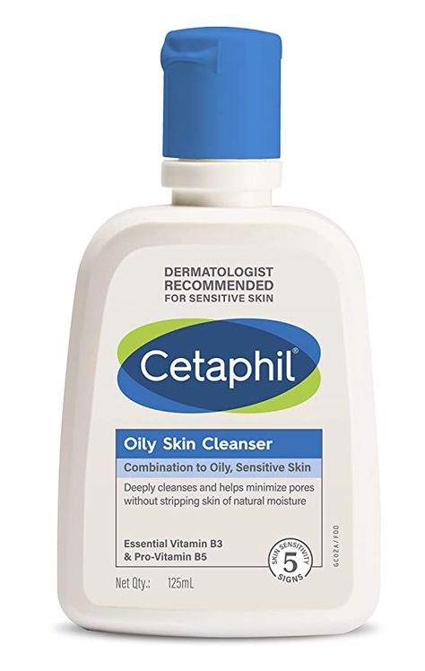 Cetaphil Face Wash, Cetaphil Cleanser, Skin Lightening Diy, Oily Sensitive Skin, Daily Face Wash, Cleanser For Oily Skin, Skin Care Cleanser, Pore Cleansing, Exfoliate Face