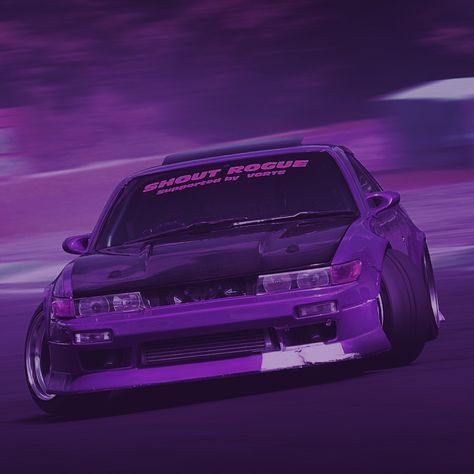 Purple Drift Car, Cars Aesthetic Purple, Cars Widgets, Purple Car Aesthetic, Phonk Drift Aesthetic, Y2k Cars, Car Purple, Toyota Jdm, Purple Cars