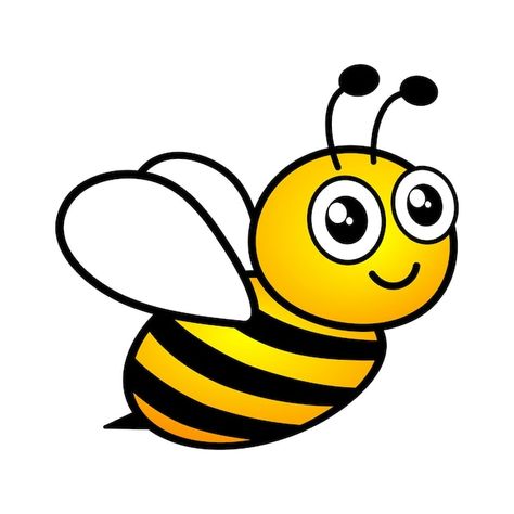 Bee character. bumblebee insect. | Premium Vector #Freepik #vector #bee-cartoon #cute-bee #wasp #funny-cartoon Bee Svg Free, Honeycomb Svg, Bumblebee Insect, Bee Character, Bumble Bee Svg, Bee Flying, Bee Svg, Cartoon Bee, Svg Free