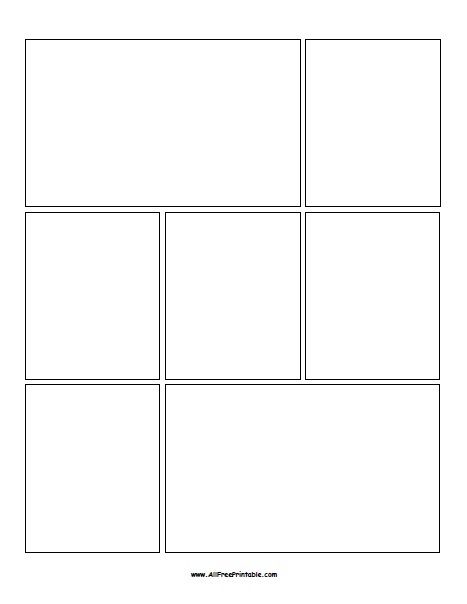 Blank Comic Strip Template, Blank Comic Book Pages, Comic Strip Template, Manga Draw, Comic Template, Cartoon Template, Blank Comic Book, Storyboard Template, Comic Book Template