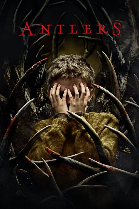 Antlers Check more at https://123.filma12.eu/movies/antlers/ Horror Films, Rory Cochrane, Amy Madigan, Graham Greene, Keri Russell, The Evil Within, Creature Feature, Movie Monsters, Dvd Blu Ray