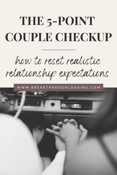 It’s easy to begin a new romantic relationship with high expectations, especially while you first get to know each other and experience all the emotions (and hormones) of new love. But fast forward a few years (or decades), and your life and relationship will look a lot different. By planning a routine couple checkup with your partner, you can evaluate the health of your relationship and re-establish realistic expectations for the future. Read more on the blog! Expectation In Relationships, Realistic Relationship Expectations, Realistic Relationship, Relationship Expectations, Couples Journal, Fam Photos, Five Love Languages, Relationship Counselling, Marriage Romance