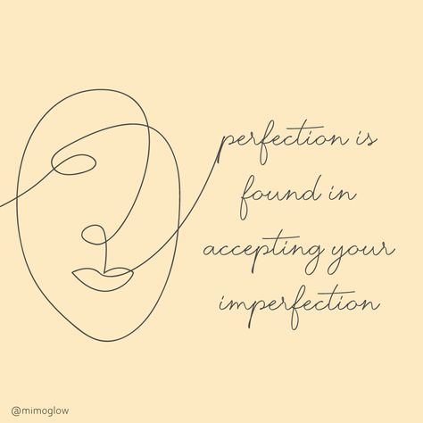 Perfection is found in accepting your imperfection, so be more kind to yourself and love your flaws, they make you who you are 🌸🌸🌸 .. .. #Mimoglow #skincareapp #mentalcare #mentalhealthmatters #mentalhealthquotes #mentalhealthisimportant #imperfectlyperfect #loveyourflaws #beyou #loveyourself #bekindertoyou #begentlewithyourself Perfection Is Found In Accepting Your Imperfections, Your Imperfections Make You Unique, Be Gentle With Yourself, Care Quotes, Mental Health Matters, Quote Aesthetic, Love Your, Im Not Perfect, Love You