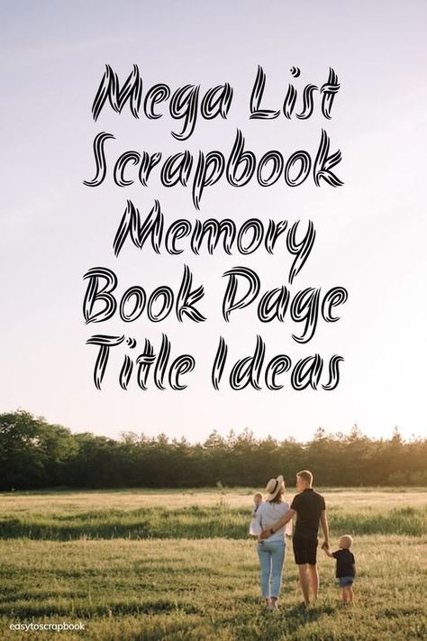 Page Title Ideas, Titles Ideas, Heritage Scrapbooking Layouts, Wedding Memory Book, Scrapbook Examples, Scrapbook Planning, Genealogy Scrapbooking, Wedding Scrapbooking Layouts, Scrapbook Design Layout