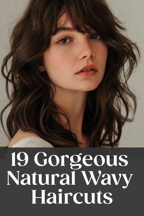 Discover the latest trends in natural wavy haircuts for medium length hair. Find inspiration and ideas for effortless hairstyles that enhance your wavy texture beautifully. Embrace your natural waves with these stunning haircut options designed to complement and accentuate your unique hair texture. Whether you prefer a layered look or blunt cuts, there's a perfect style out there for your lovely locks. Elevate your hairstyle game with these chic and trendy wavy haircut ideas tailored specificall Lob Haircut Thick Wavy Hair, Coupe, Haircuts For Thick And Wavy Hair, Long Layer Haircut For Wavy Hair, Haircuts Wavy Thick Hair, Long Layered Haircuts For Thick Hair Naturally Wavy, Shoulder Length Wavy Haircuts For Women, Wavy Hair Choppy Layers, Summer Wavy Haircut