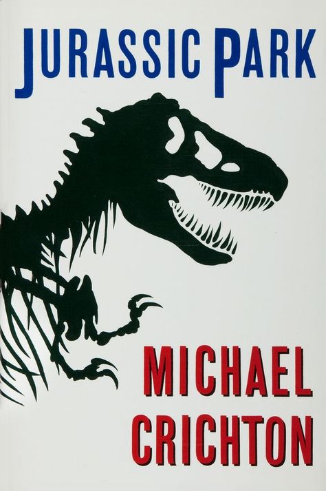 michael crichton - jurassic park, 1990 - chip kidd Jurassic Park Book, Jurassic Park Novel, Chip Kidd, Teaching Graphic Design, Milton Glaser, Michael Crichton, Light Shelf, Audio Cassette, Jurassic Park World