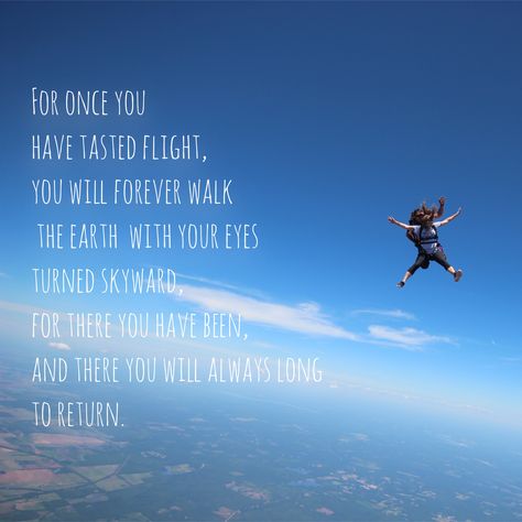 Amigurumi Patterns, Bunji Jumping, Ski Diving, Jump Quotes, Skydiving Quotes, Da Vinci Quotes, Diving Quotes, Fly Quotes, Cute Inspirational Quotes