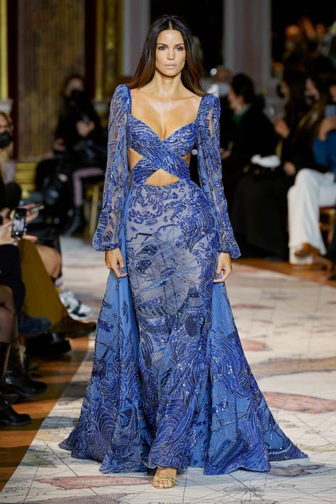 Dreamy Dress Fairy Tales, Aesthetic Dress Outfit, Zuhair Murad Dresses, 2022 Couture, Zuhair Murad Haute Couture, Runway Gowns, Aesthetic Dresses, Couture Mode, Dress Aesthetic