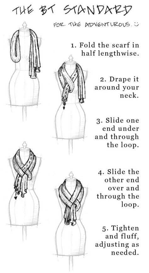 Ways To Tie Scarves, Scarf Knots, Mode Tips, Ways To Wear A Scarf, How To Wear A Scarf, Tie Scarf, Mode Casual, Scarf Tying, How To Wear Scarves