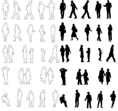 Scale Figures Architecture, 손 로고, Silhouette Architecture, Person Silhouette, Render People, Architectural Scale, ポップアート ポスター, Henning Larsen, People Png