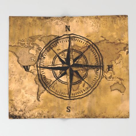 Compass Rose Art, Compass Drawing, Map Invitation, Compass Art, Pirate Maps, Map Compass, Compass Tattoo Design, Map Tattoos, Vintage College